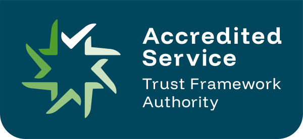 Mark of an Accredited Service from the Digital Identity Services Trust Framework Authority