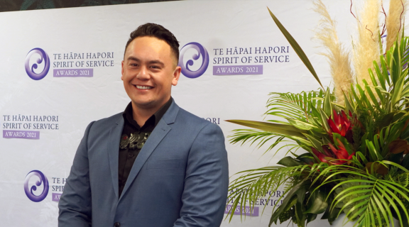 spirit of service young leader winner 2021 isaiah apiata