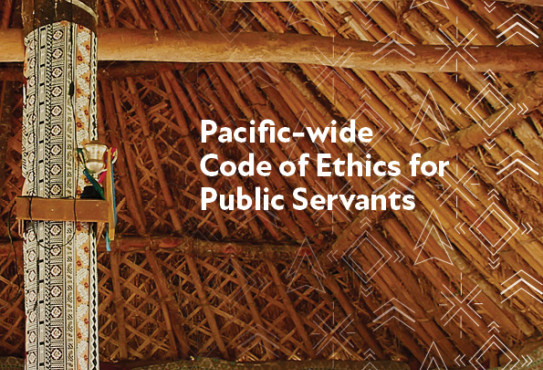 The cover of the Pacific-wide Code of Ethics for Public Servants publication.