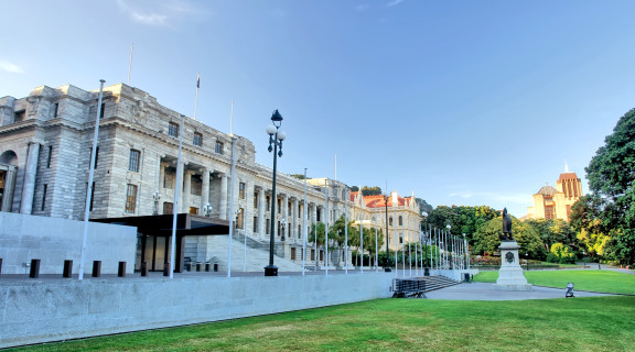 New Zealand Parliament Buildings in Wellington