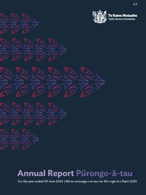 Public Service Commission Annual Report 2025 cover page