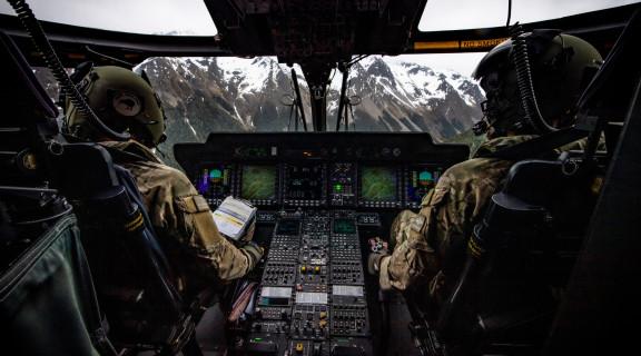 RNZAFs No. 3 Squadron conducting Exercise Blackbird 22 an annual readiness training activity designed to train helicopter crews in high altitude mountain flying