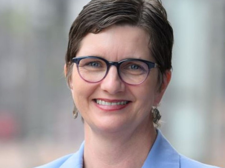 Audrey Sonerson looking at the camera and smiling