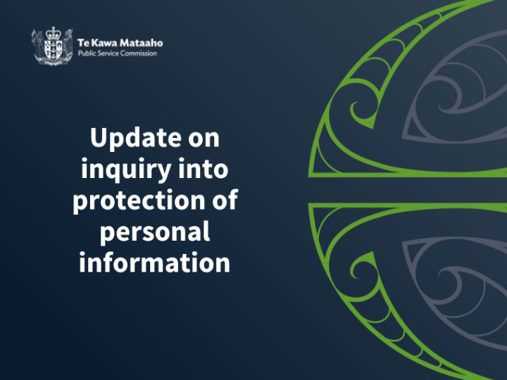 Inquiry protection personal information