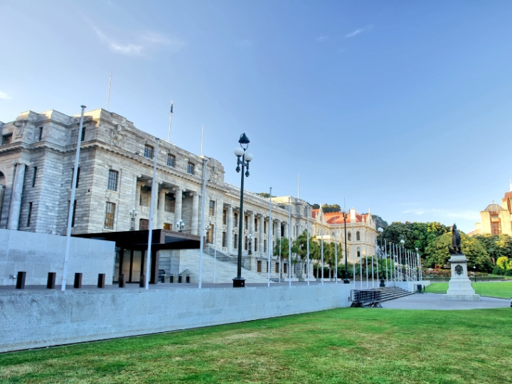 New Zealand Parliament Buildings in Wellington